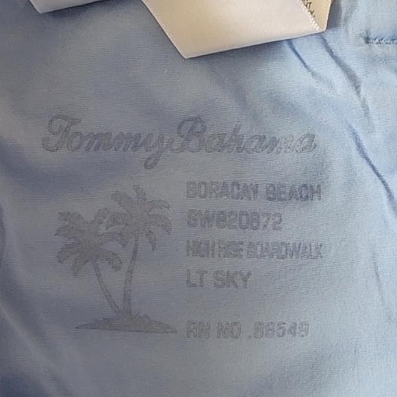 TOMMY BAHAMA Boracay Beach High-rise Boardwalk Short In Blue 6 - Picture 6 of 8
